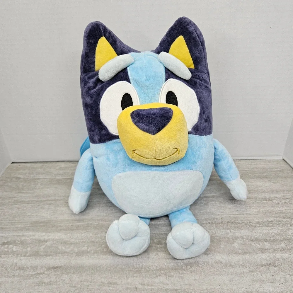 Bluey Plush Character Backpack Small Zippered Bag NWT Accessory Innovations 12in